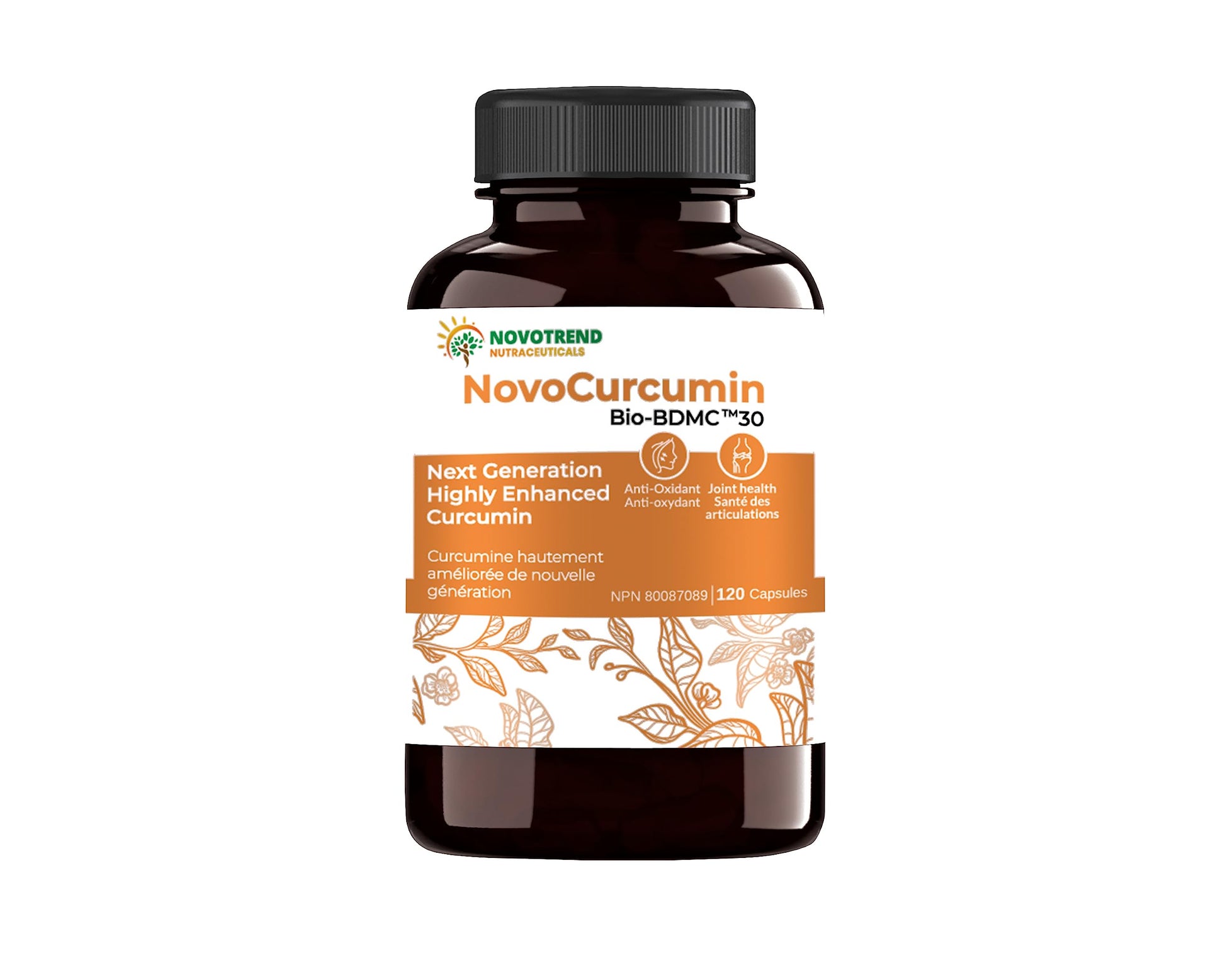 BIOBDMC NovoCurcumin-Next Generation Highly Enhanced Curcumin- 120 Capsules BIOBDMCAu supplements