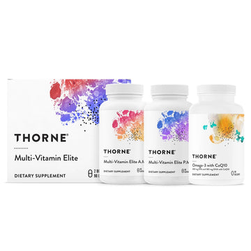 THORNE - Daily Nutrients Bundle - Multivitamin Elite and Omega-3 with CoQ10-30 to 90 Servings THORNEAu supplements