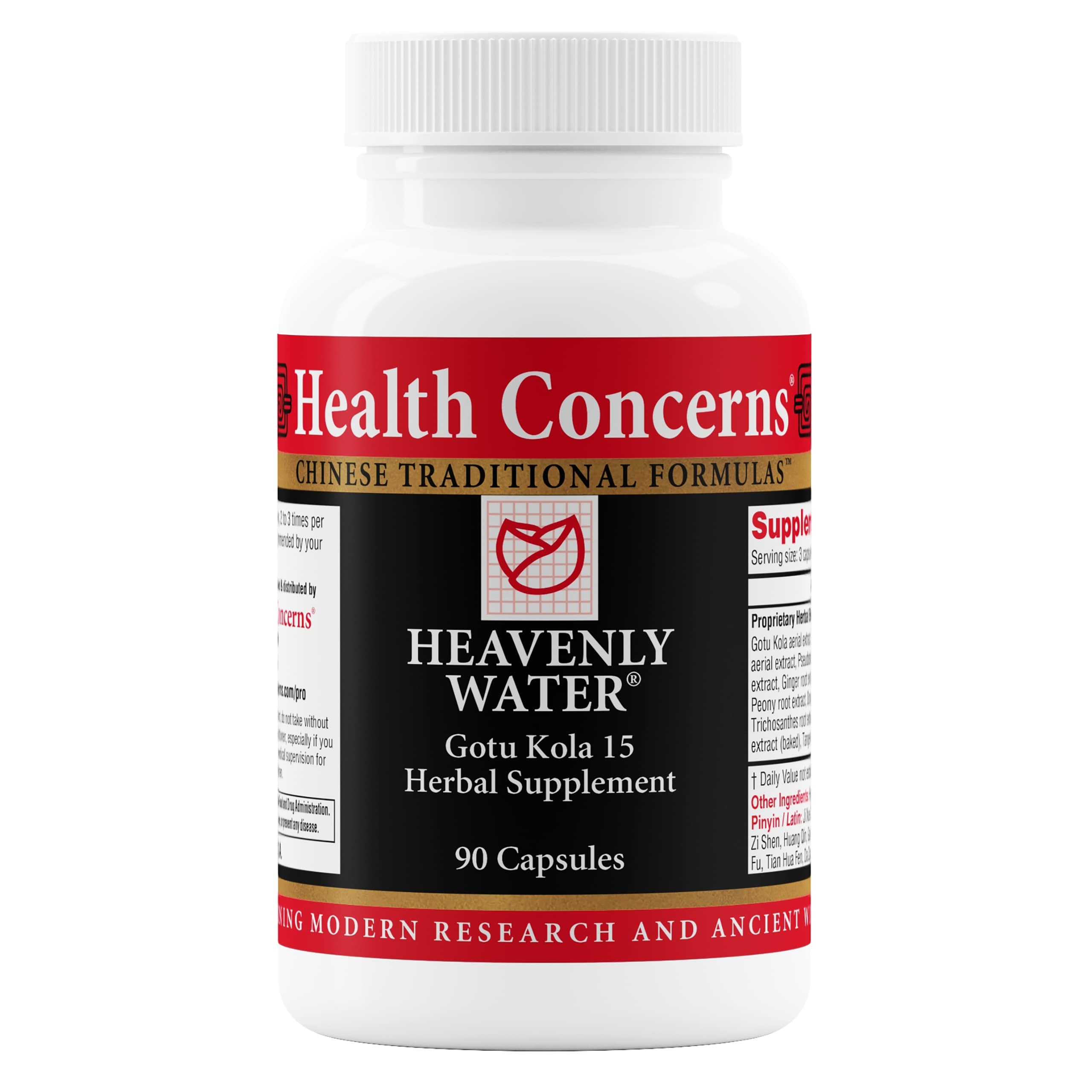 Health Concerns Heavenly Water – Menstrual Cycle & PMS Relief for Women – Menopause Support – Hormonal Balance – Gotu Kola & Chaste Tree Berry Herbal Supplement – Chinese Medicine – 90 Capsules Health ConcernsAu supplements