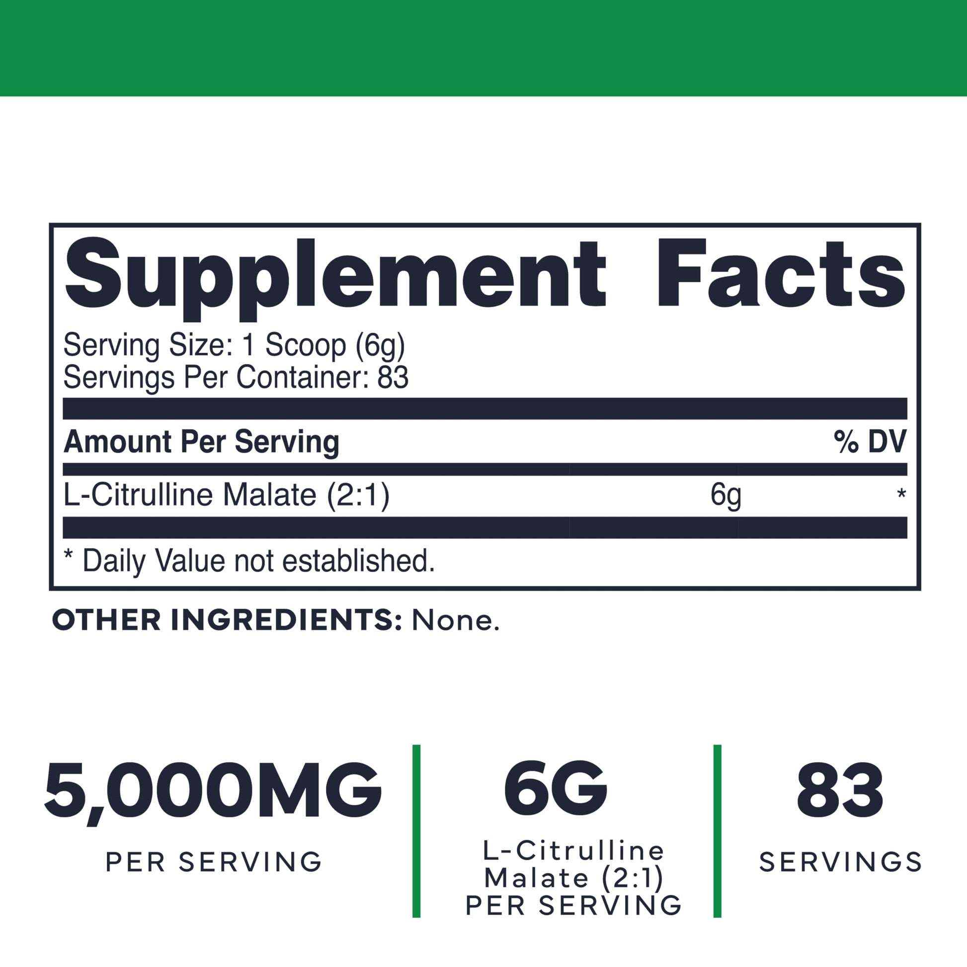 Type Zero Clean L-Citrulline Malate 2:1 Powder Drink Mix (500g, Unflavored) (83 Servings) - Keto Friendly, Gluten Free, Non-GMO Type ZeroUS supplements