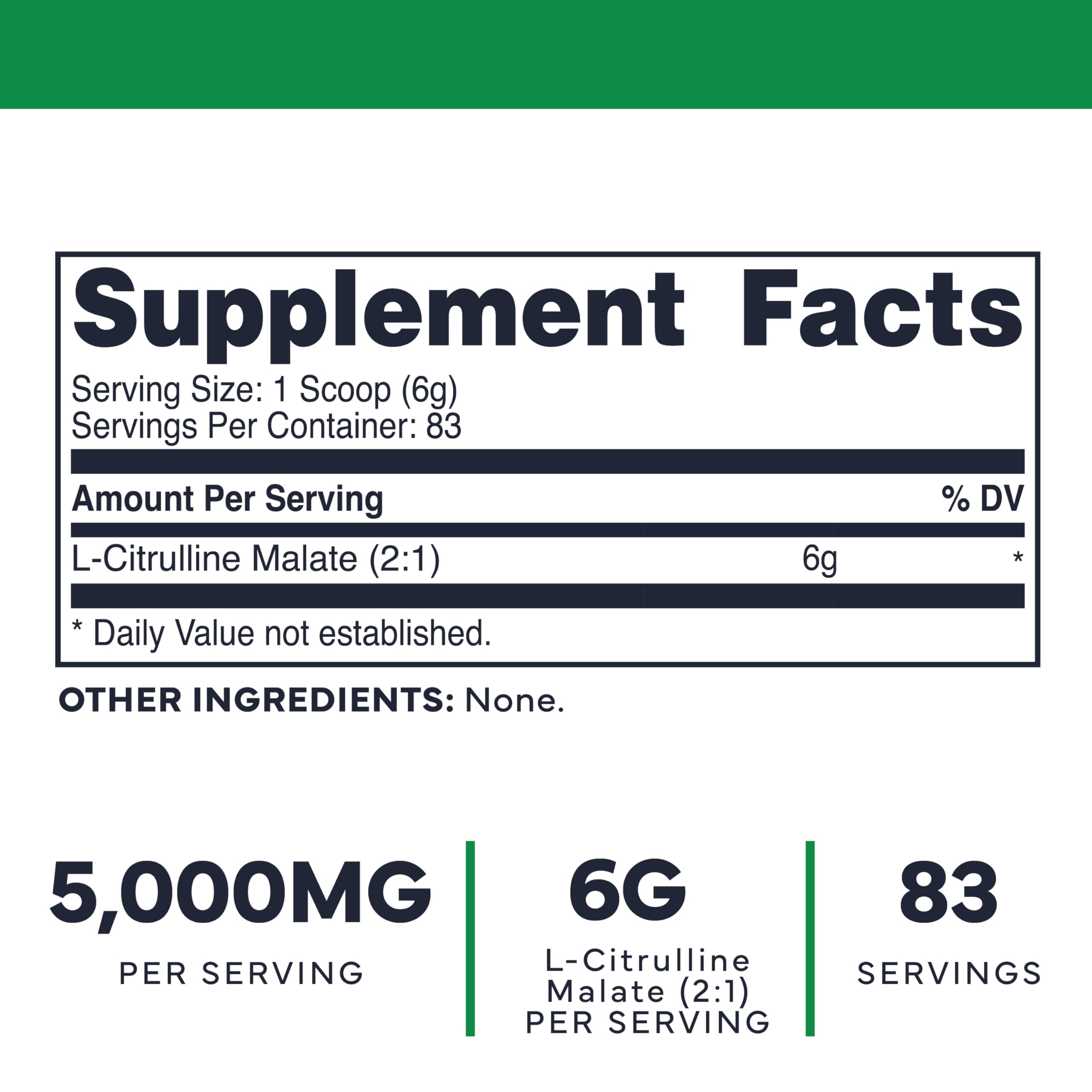 Type Zero Clean L-Citrulline Malate 2:1 Powder Drink Mix (500g, Unflavored) (83 Servings) - Keto Friendly, Gluten Free, Non-GMO Type ZeroUS supplements