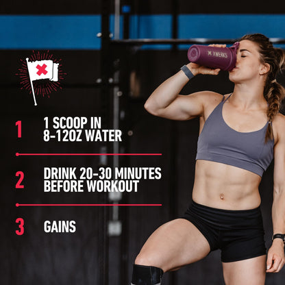 Xwerks Ignite Blue Razz Pre Workout Powder - Best Natural Keto Pre-Workout for Women XwerksUS supplements