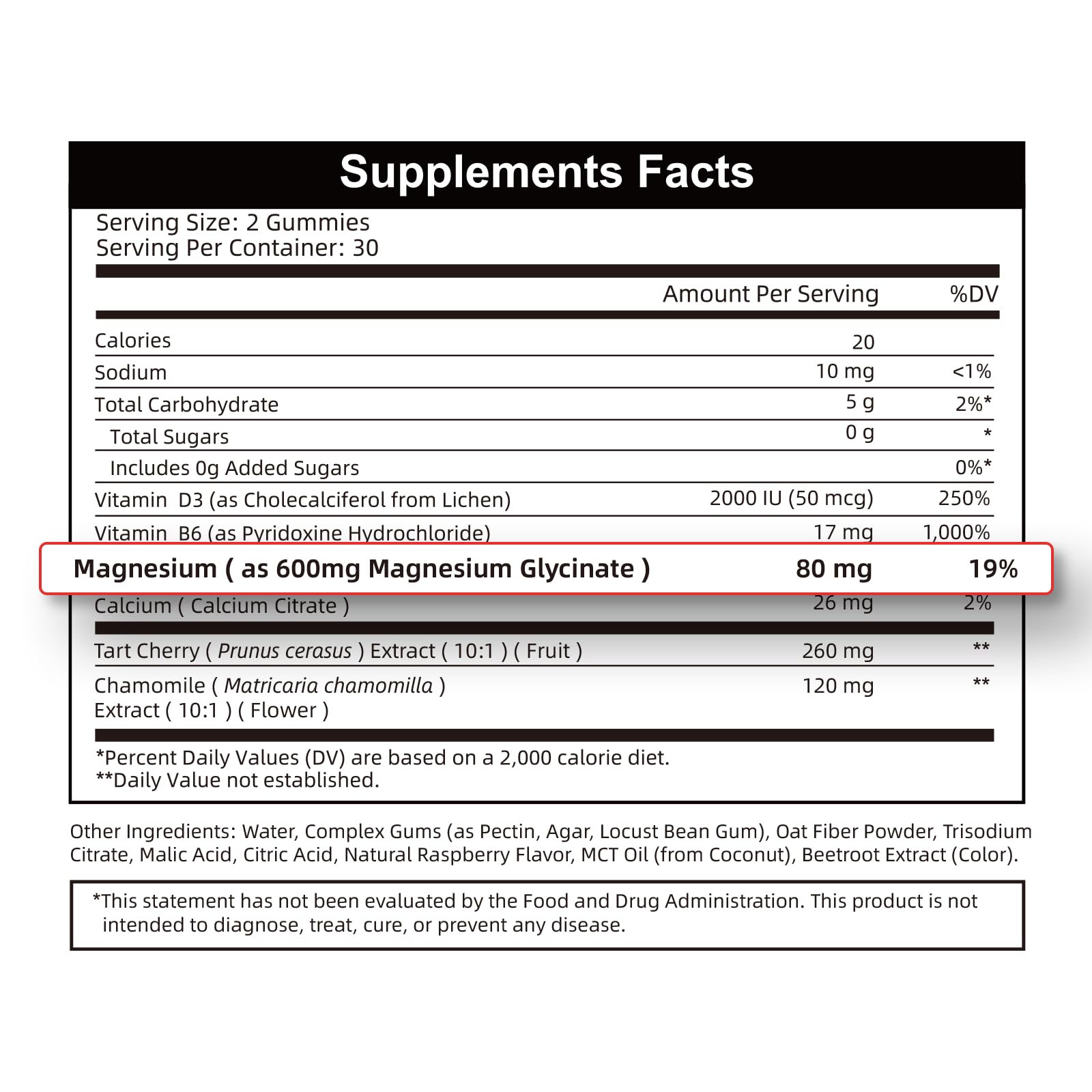 2pack Magnesium Glycinate Gummies 600mg for Sleep & Calm, Sugar Free Magnesium Gummies for Adults with Vitamin D3, Tart Cherry & Chamomile,Clump-Resistant Formula, Third-Party Tested, 120 Count AlliwiseAu supplements