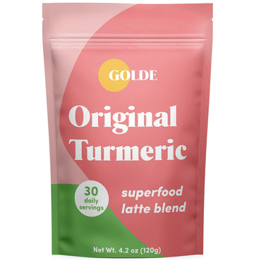 GOLDE - Superfood Latte Blend - Original Turmeric - Plant-Based w/Coconut, & Ginger - Vegan, Keto, Sugar-Free - 30 Servings GOLDEAu supplements