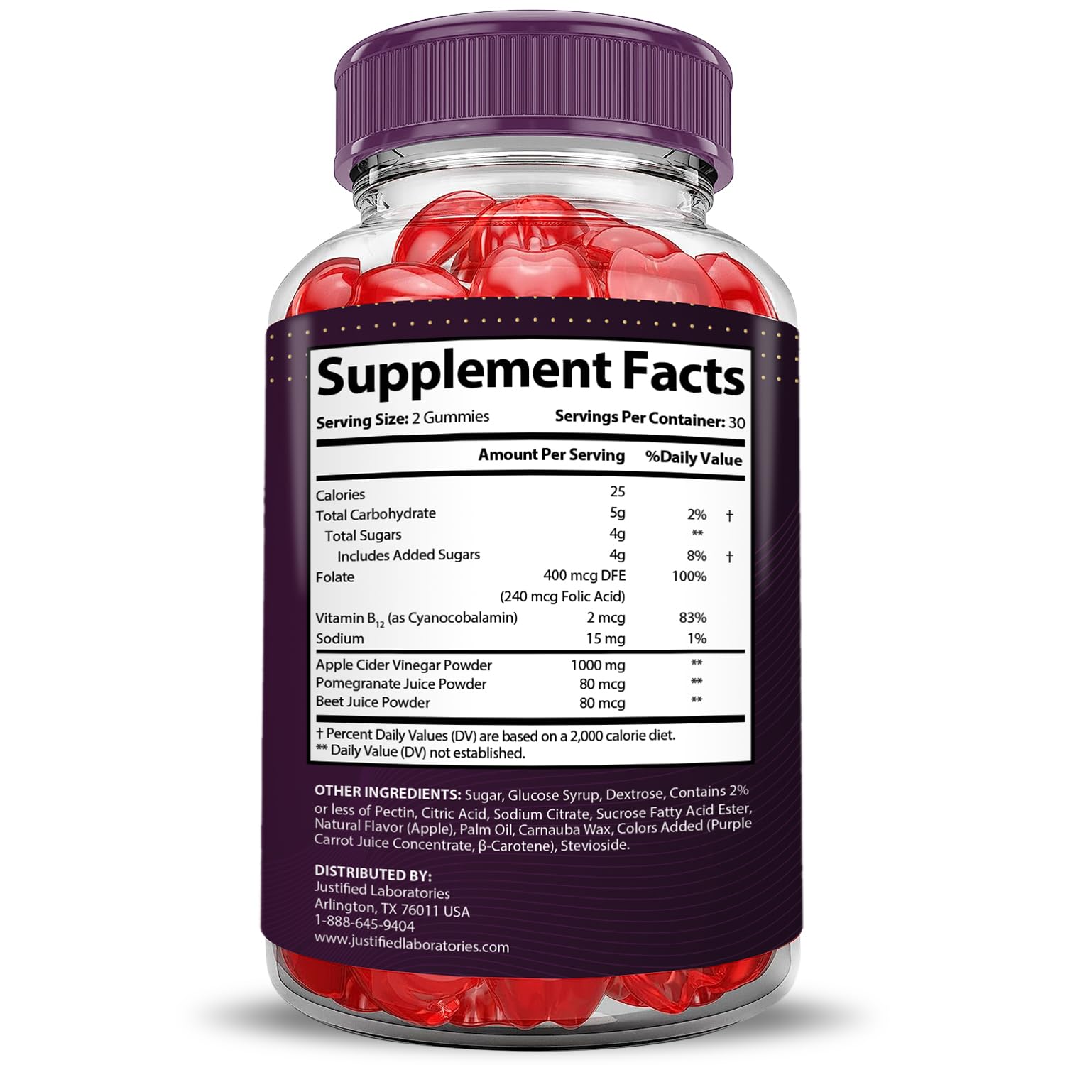 (2 Pack) Proton Protein Keto ACV Gummies Advanced Formula 1000MG Proton Keto Justified LaboratoriesUS supplements