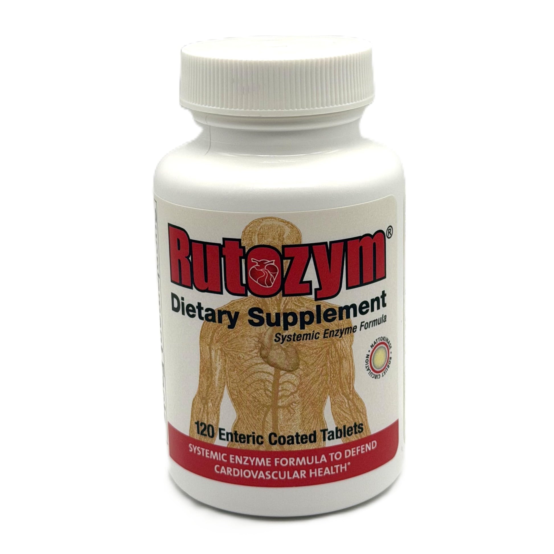 Naturally Vitamins Rutozym 120 ct, Bottle, Medium Yellow RutozymAu supplements