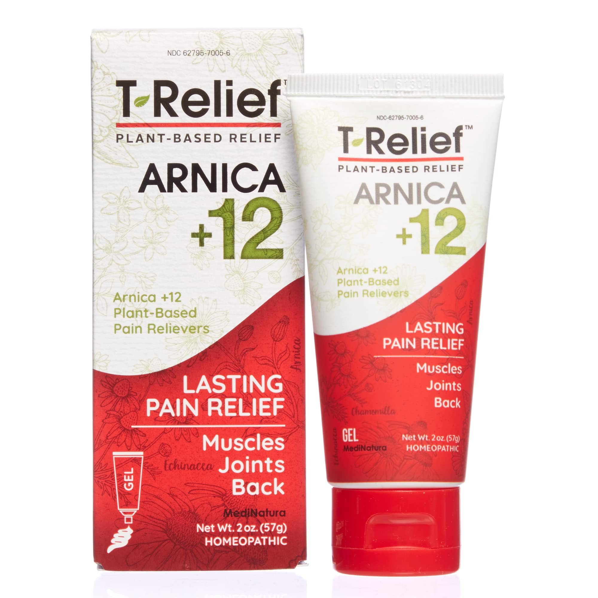 MediNatura T-Relief Extra Strength Discomfort Relief Gel-Extra-Strength Arnica Gel for Fast-Acting Relief-Supports Mobility & Body Aches-Homeopathic & Plant-Based-Paraben-Free-Non-Sticky - 2 oz MediNaturaAu supplements