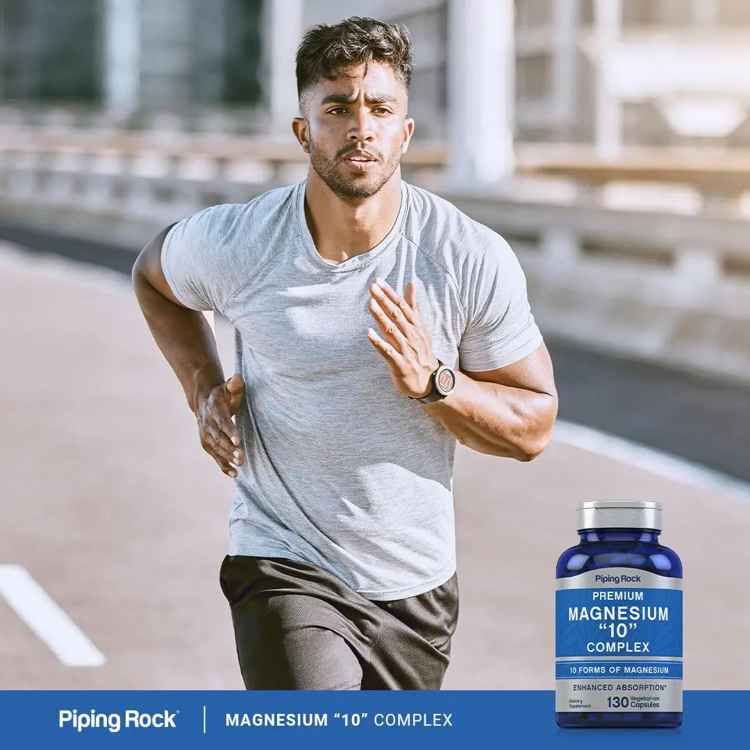 Piping Rock Magnesium 10 in One Complex | 130 Capsules | Supplement for Men and Women | Vegetarian, Non-GMO, Gluten Free Piping Rocknz supplements
