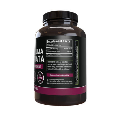 PURE ORIGINAL INGREDIENTS Caralluma Fimbriata (365 Capsules) No Magnesium Or Rice PURE ORIGINAL INGREDIENTSUS supplements