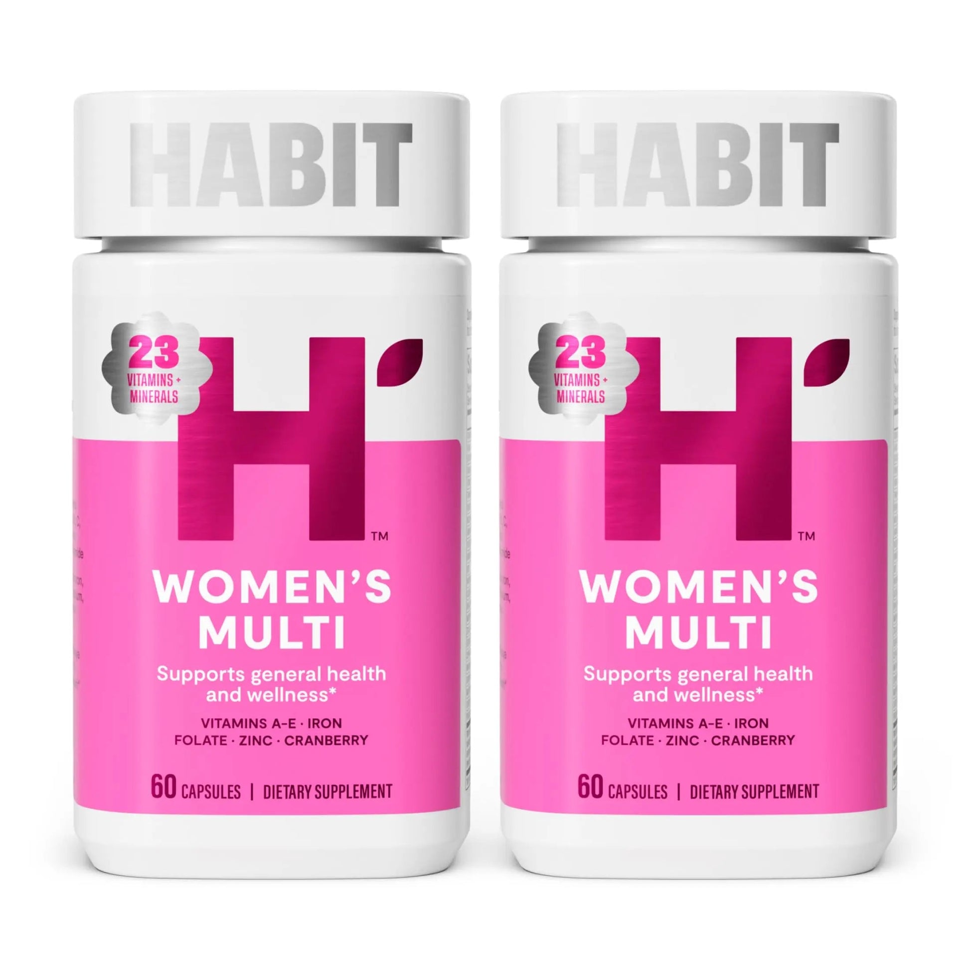 Habit Womens Multi Supplement 2 Pack (120 Capsules) - New Look, Supports General Health & Wellness, 23 Essential Vitamins and Minerals H' HabitAu supplements