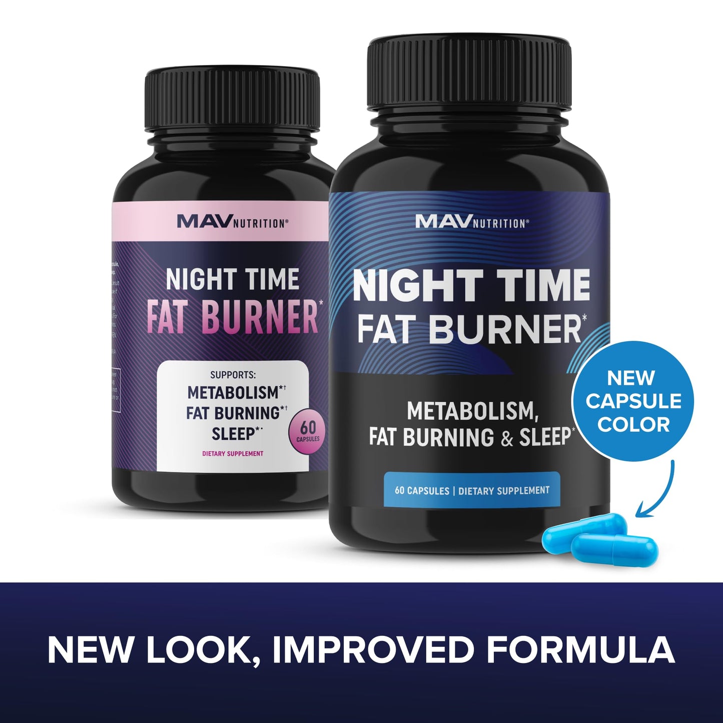 Night Time Fat Burner | Weight Loss Support for Women | Appetite Suppressant, Carb Block MAV NUTRITIONUS supplements