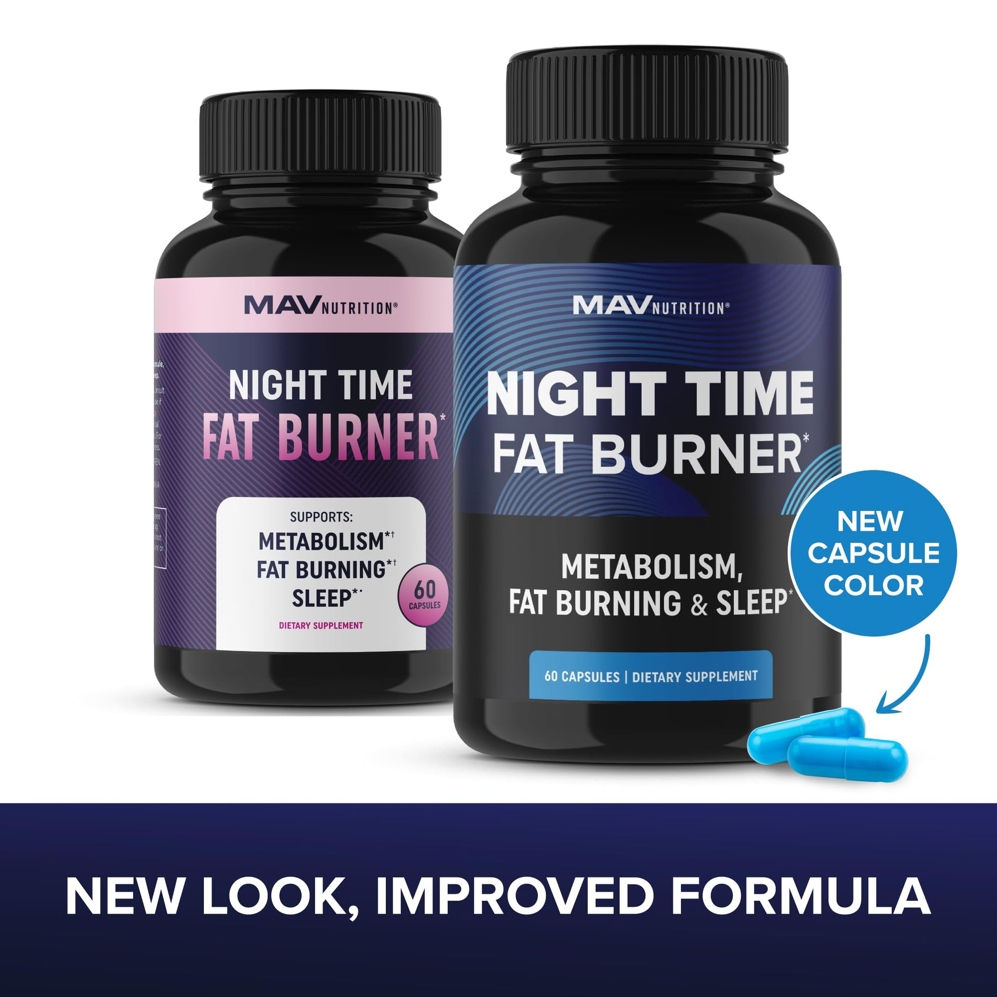 Night Time Fat Burner | Weight Loss Support for Women | Appetite Suppressant, Carb Block MAV NUTRITIONUS supplements