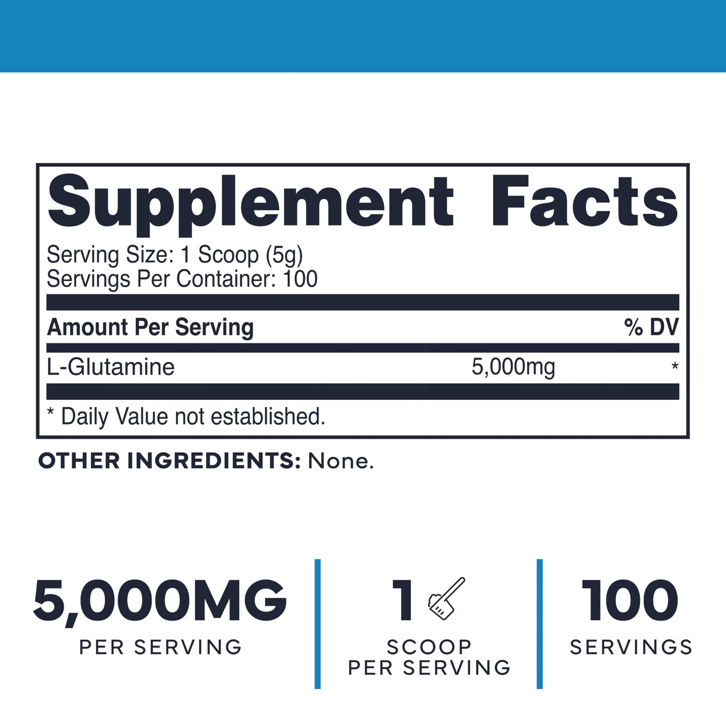 Type Zero L-Glutamine Powder (500G) 3-Month Supply Pure L-Glutamine Supplement - Vegan, Gluten Free, No Fillers Type ZeroUS supplements