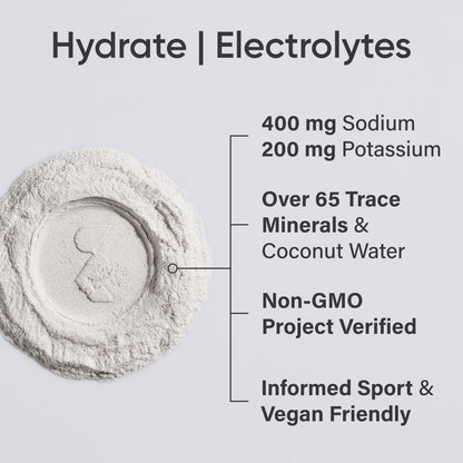 Sports Research Hydrate Electrolytes Powder Packets - Sugar-Free & Naturally Flavored Sports ResearchUS supplements