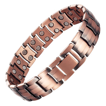 MagVIVACE Copper Bracelet for Men, Magnetic Bracelet with 3500 Gauss Magnets MagVIVACEAu supplements