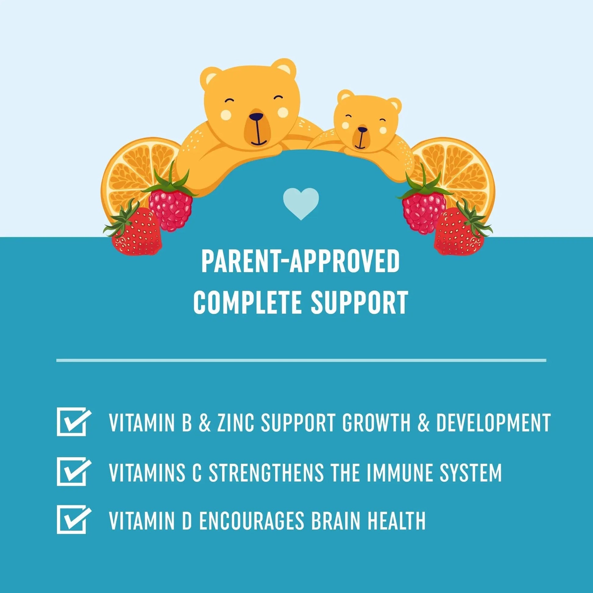 Kids Multivitamin Gummies | Vitamins A, B, C, D & Zinc for Immunity, Growth & Development | Daily Multivitamins for Children Ages 2+ | MAV NUTRITIONAu supplements