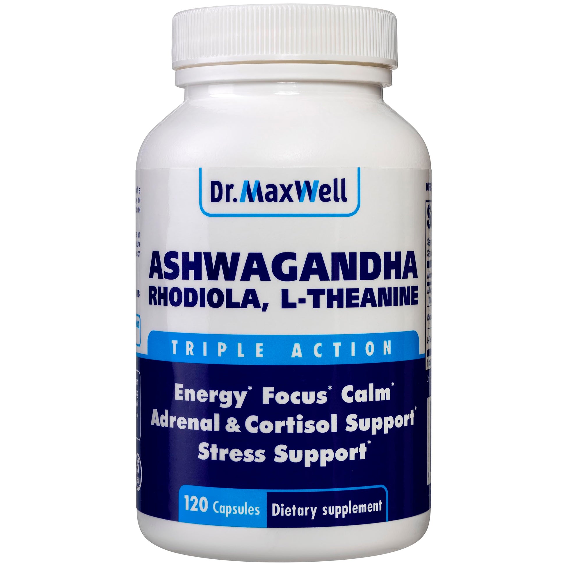 Dr. Maxwell Cortisol Manager Supplement, Supports Relaxation, Mood & Sleep in Times of Occasional Stress, Ashwagandha Rhodiola Adaptogens, Helps Maintain Normal Cortisol Levels, 120 Capsules Dr. MaxwellAu supplements