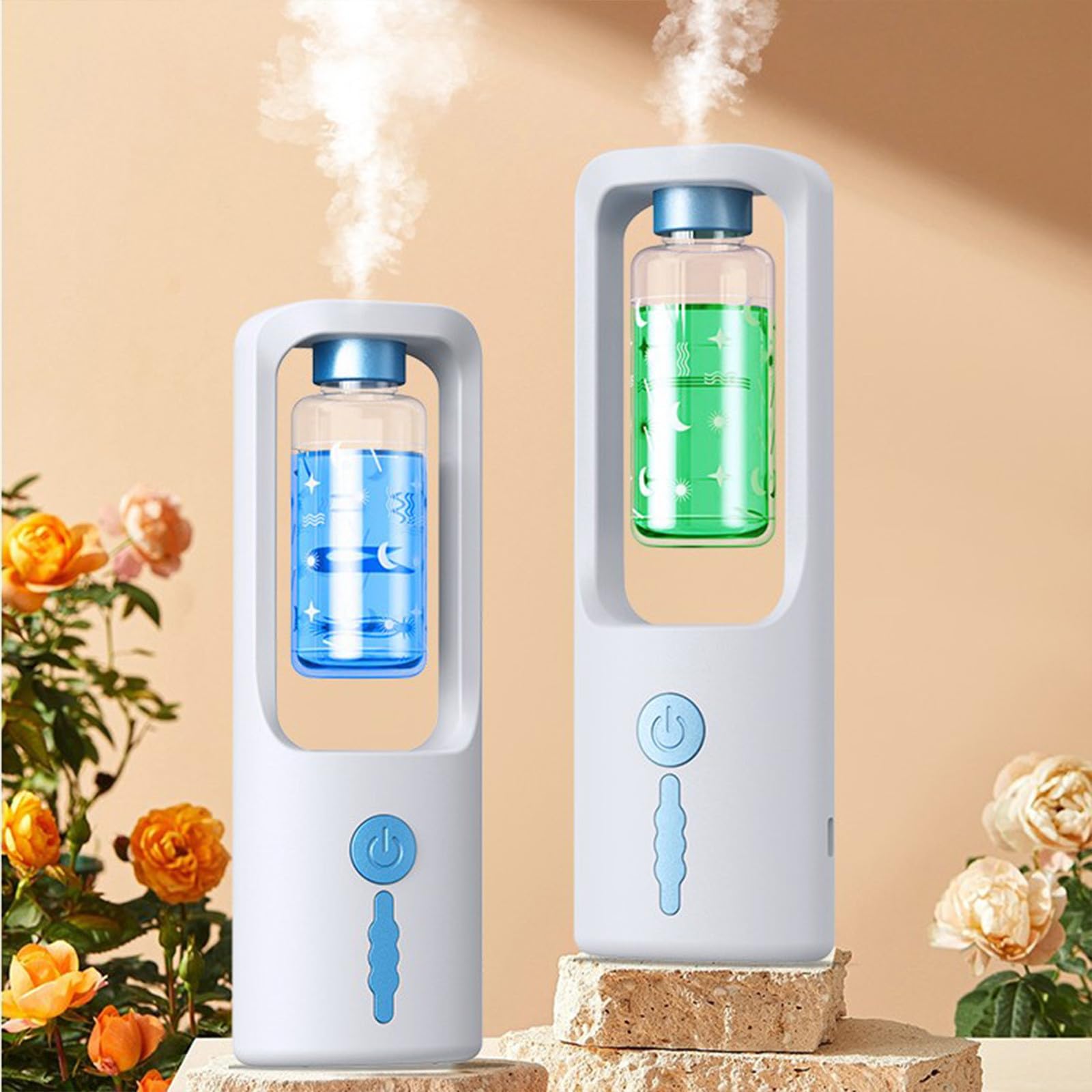 50ml Odor Removal Rotating Smog Essential Oil Diffuser, 3 Stage Timing Adjustment Incense USUPDDAu supplements