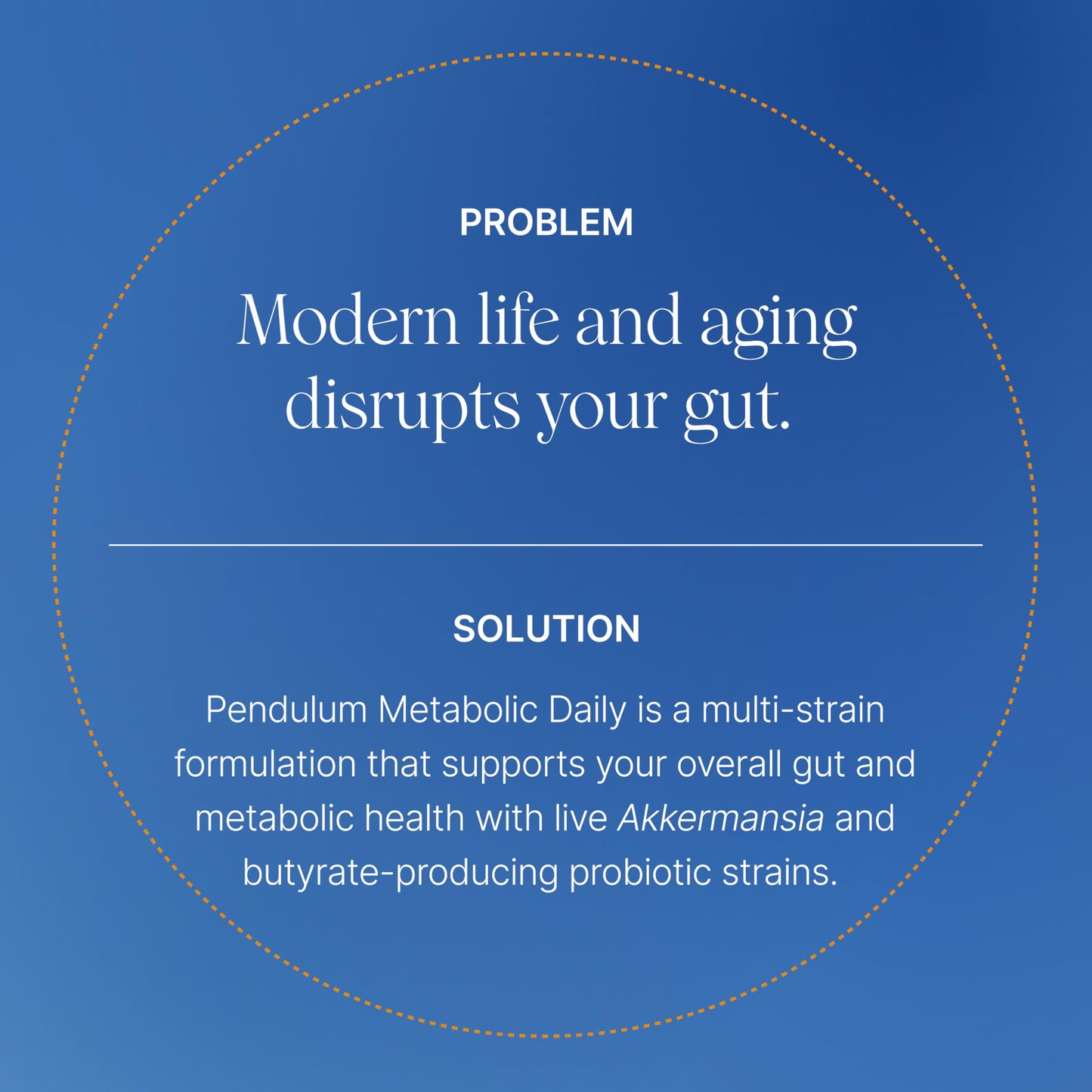 Pendulum Metabolic Daily - Multi-Strain Probiotic with Akkermansia muciniphila to Support Metabolism and Sustain Energy Levels PendulumUS supplements