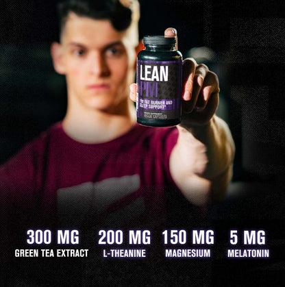 Jacked Factory Lean PM Night Time Fat Burner, Sleep Aid Supplement, & Appetite Suppressant Jacked FactoryUS supplements