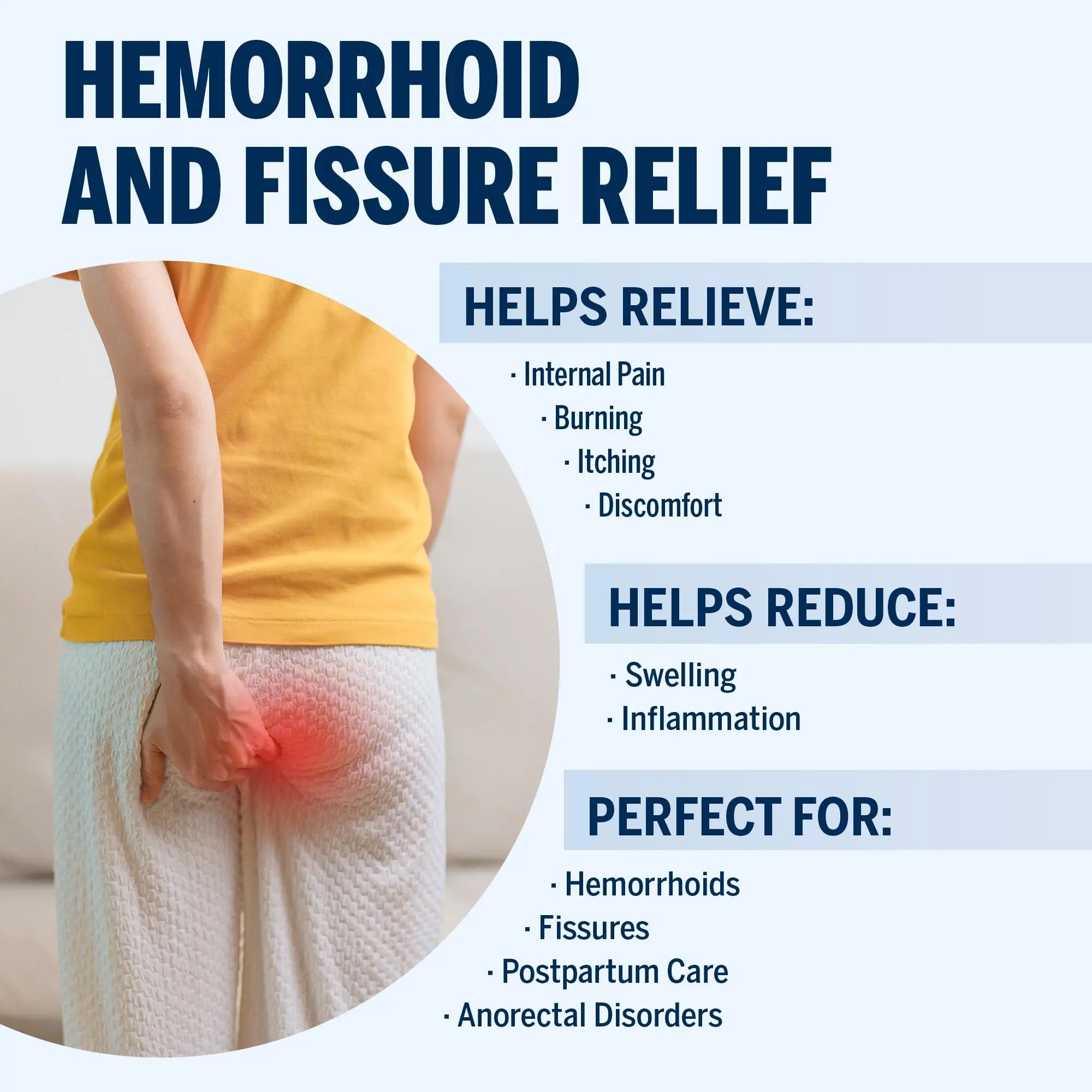 Ariella Hemorrhoid Treatment Suppository Gel: Natural & Herbal - Relieve Itching Burning Discomfort - Internal Relief - New Rounded Applicator - Nighttime Use (Pack of 12) AriellaAu supplements