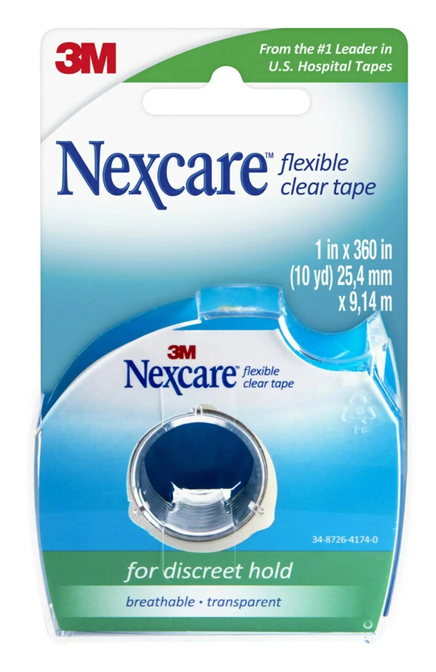 GoodSense Extra Strength 500mg Acetaminophen Caplets 50 Count & Nexcare Flexible Clear 1 Inch x 10 Yard Waterproof Transparent Tape 1 Roll GoodSenseAu supplements