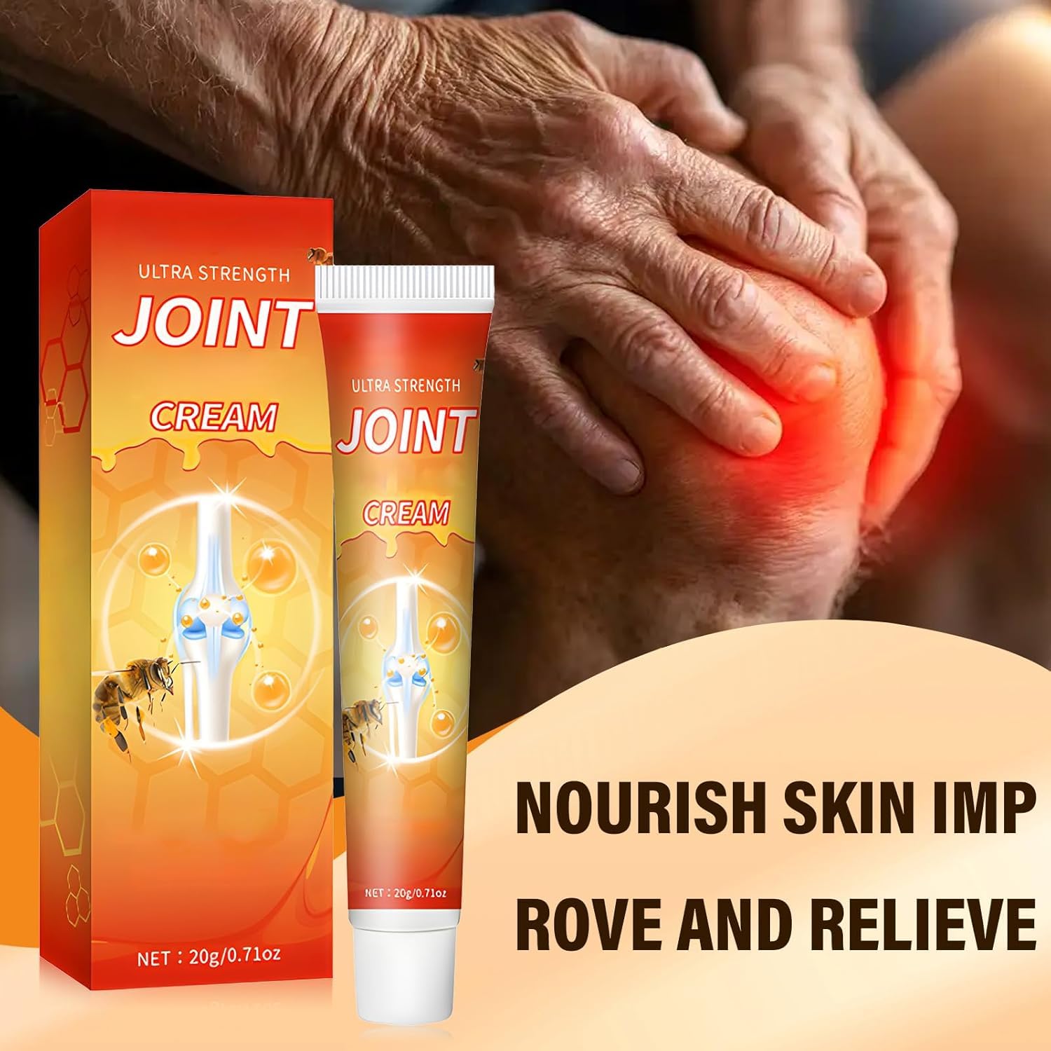 XiuFa 3PCS Joint Cream, Bee Venom Joint Repair Cream, for Back, Neck, Feet, Shoulder XiuFaAu supplements