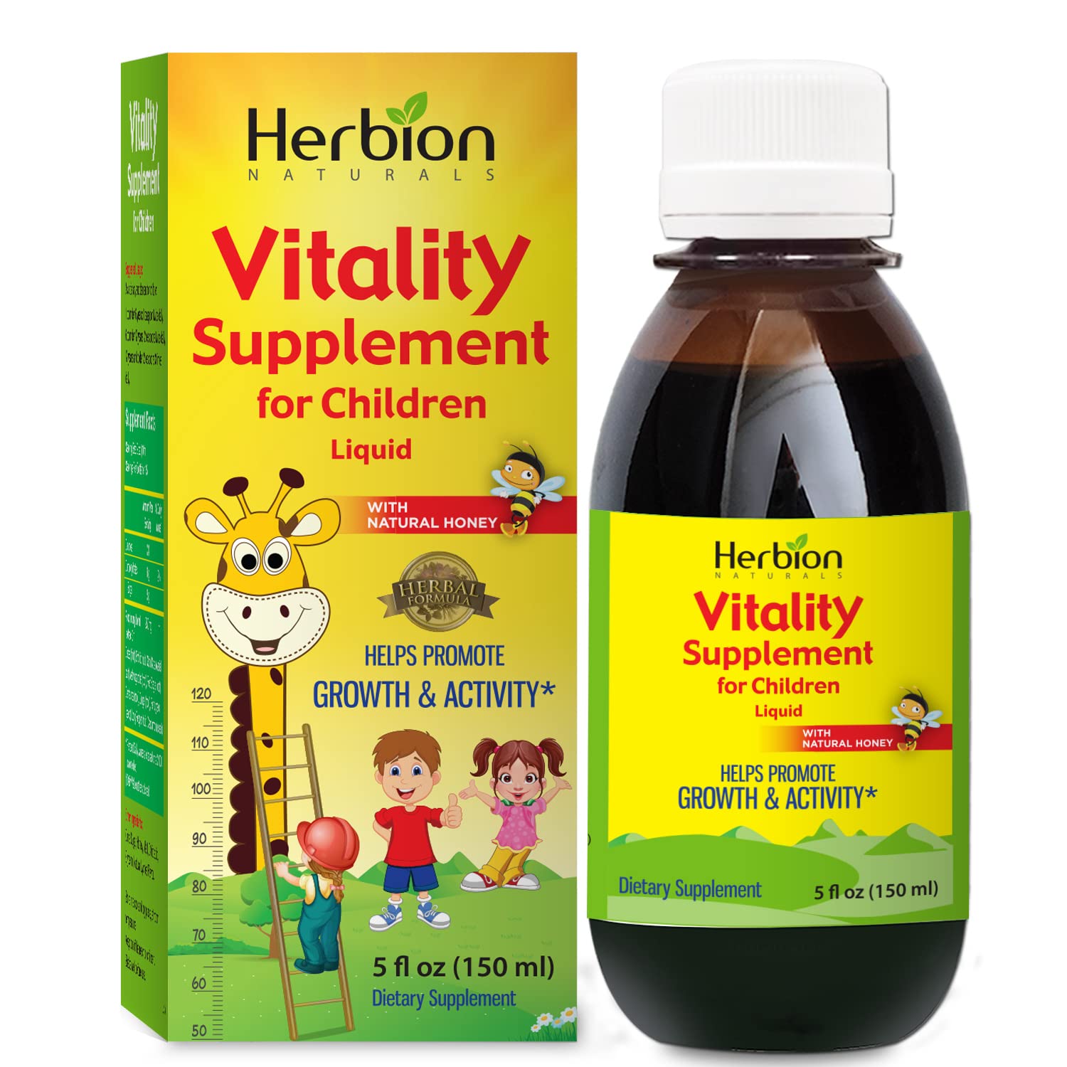 Herbion Naturals Vitality Supplement Syrup for Children, Promotes Growth and Appetite Herbion NaturalsUS supplements