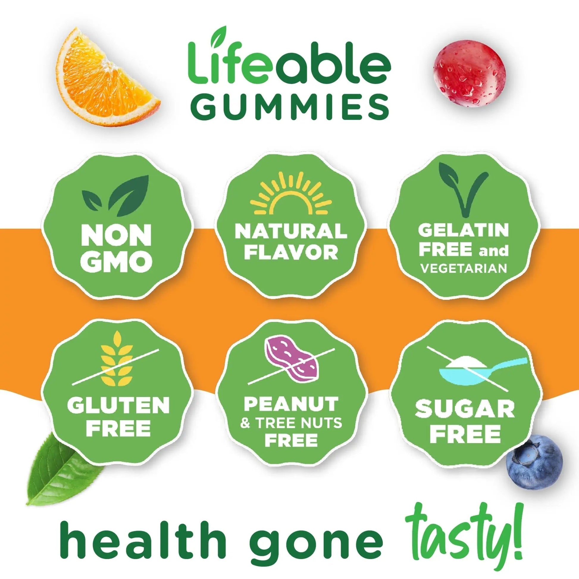 Lifeable Sugar Free Womens Multivitamin Gummy | with Iron and 18 Essential Vitamins and Minerals | Great Tasting Multivitamin LifeableAu supplements