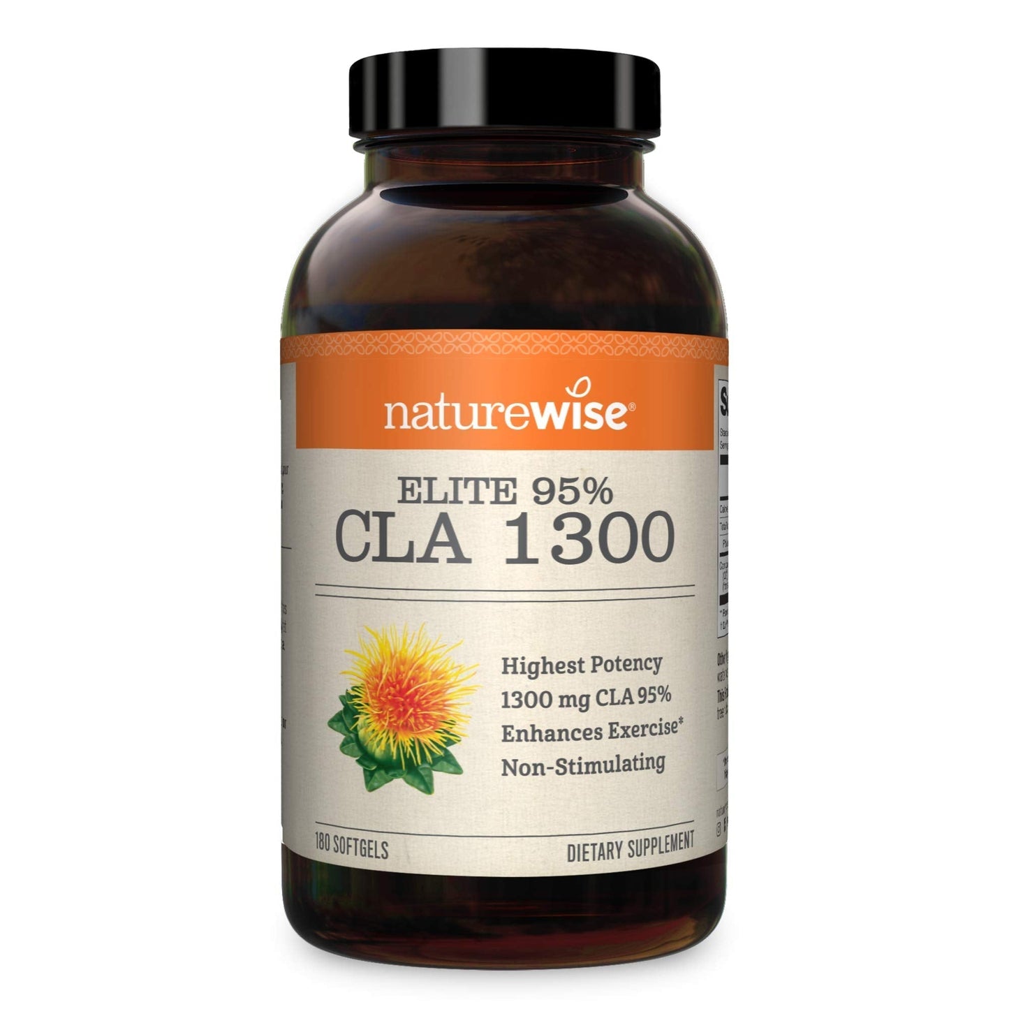 NatureWise Elite CLA 1300 Maximum Potency, 95% CLA Safflower Oil Workout Supplement NatureWiseUS supplements