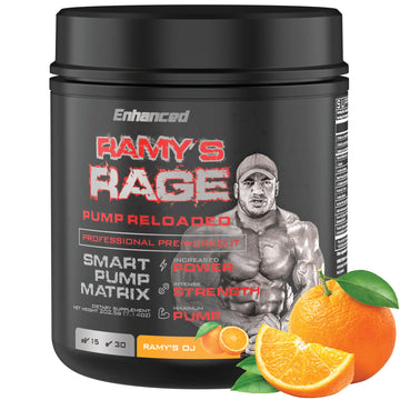 Enhanced Labs - Mr. Olympia 2020 Big Ramy’s Rage Pump - Stimulant Free Pre Workout EnhancedAu supplements