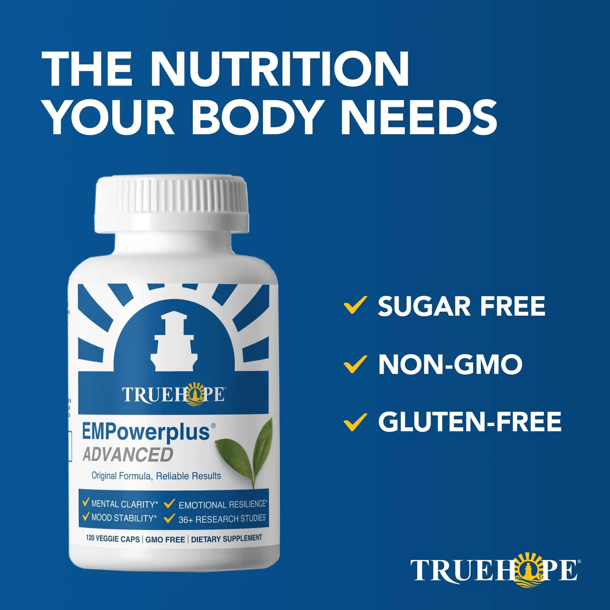 Truehope EMPowerplus Advanced Multivitamin for Women & Men - Broad-Spectrum Multivitamins & Chelated Minerals | 1000% Better Absorption | 37 Research Studies & 28 Years of Success | 30 Day Supply TruehopeAu supplements