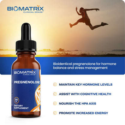BioMatrix Pregnenolone 2.4 mg Per Dose, 1,200 mg Total (Equivalent to 3,000 mg of Oral BioMatrixUS supplements