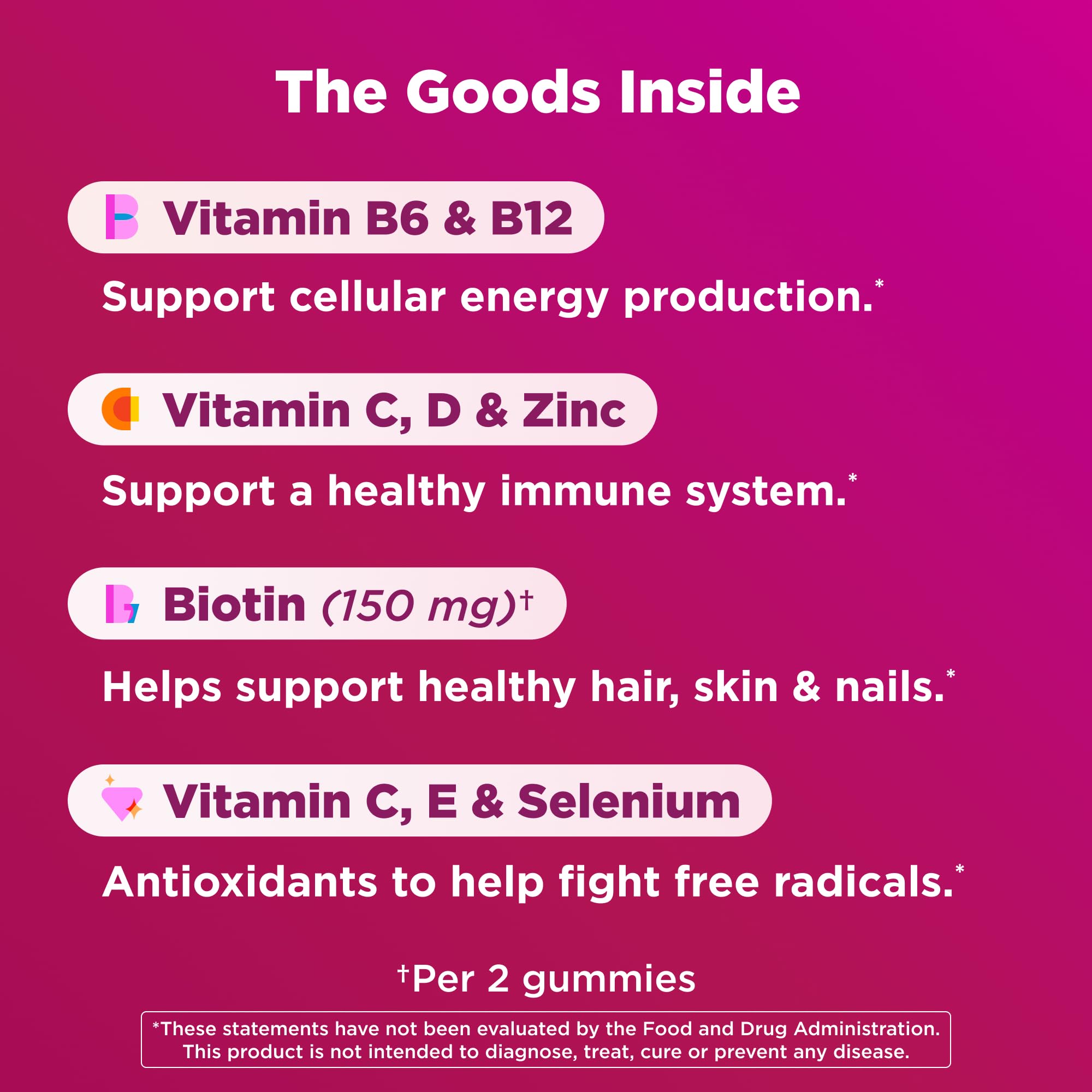 OLLY Women's Multivitamin Gummy, Vitamins A, D, C, E, Biotin, Folic Acid, Adult Chewable Vitamin, Berry Flavor OLLYAu supplements