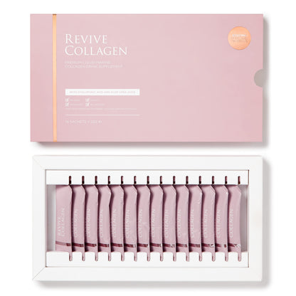 Revive Collagen Premium 8,500mg Hydrolysed Marine Collagen Drink with Added Hyaluronic Acid & Aloe Vera Revive CollagenUS supplements