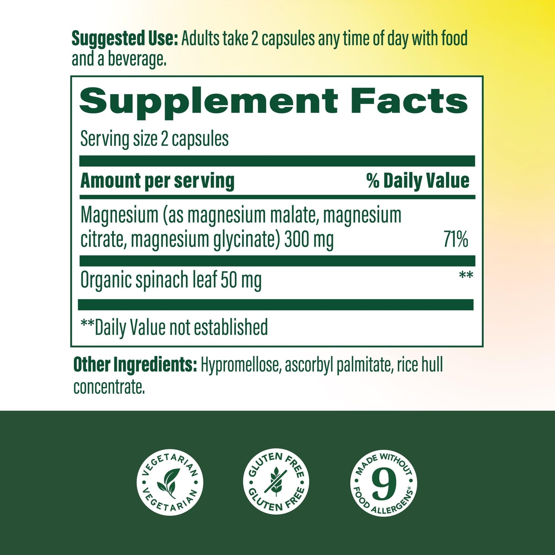MegaFood Magnesium Glycinate, Citrate, Malate 300mg Supplement - Highly Absorbable Blend to Support Heart, Nerve Health & Relaxation, Triple Magnesium Complex Supplement, 60 Capsules (30 Servings) MegaFoodAu supplements