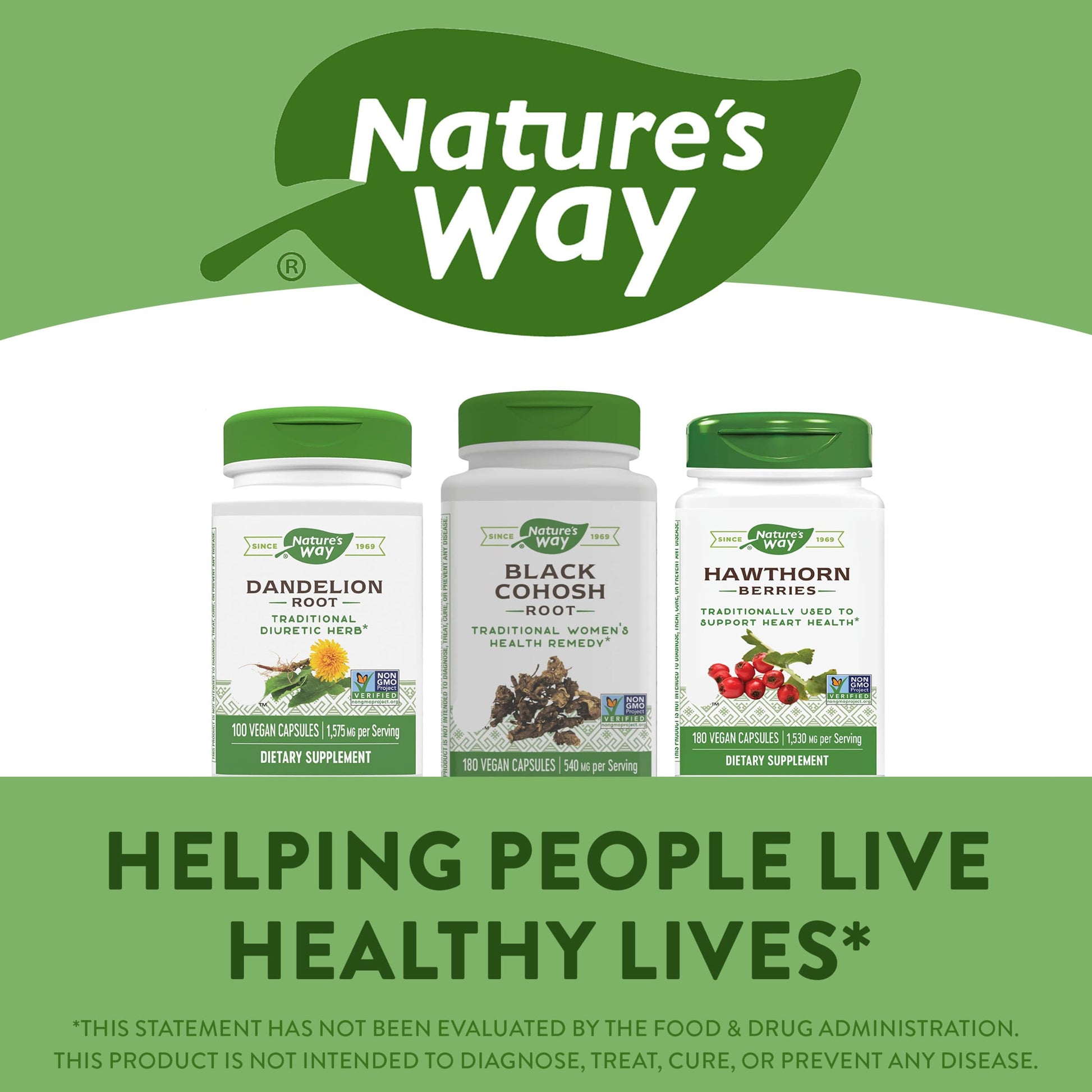 Nature's Way Black Cohosh Root, Traditional Support for Women's Health*, 540 mg Nature's WayUS supplements