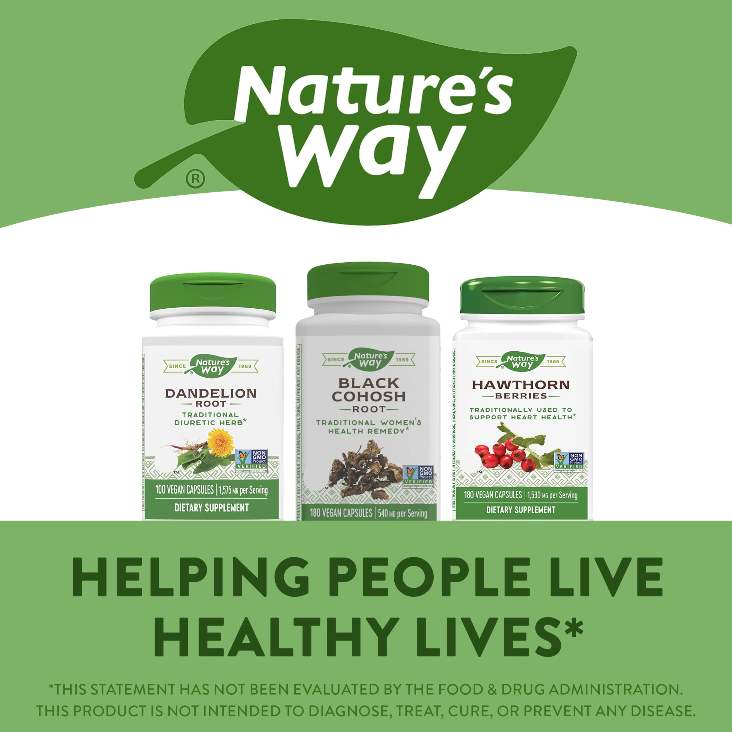 Nature's Way Black Cohosh Root, Traditional Support for Women's Health*, 540 mg Nature's WayUS supplements