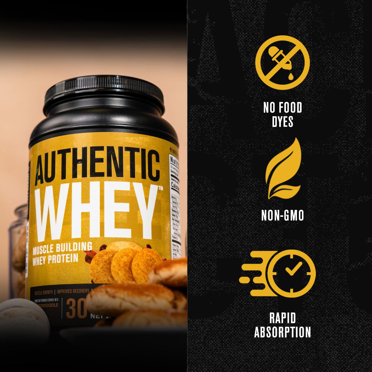 Jacked Factory Authentic Whey Muscle Building Whey Protein Powder - Low Carb Jacked FactoryUS supplements