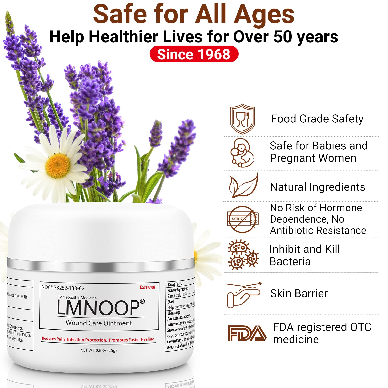 LMNOOP® Bed Sore Cream, Maximum Strength Wound Care Ointment for Infection Protection & Skin Repair LMNOOPAu supplements