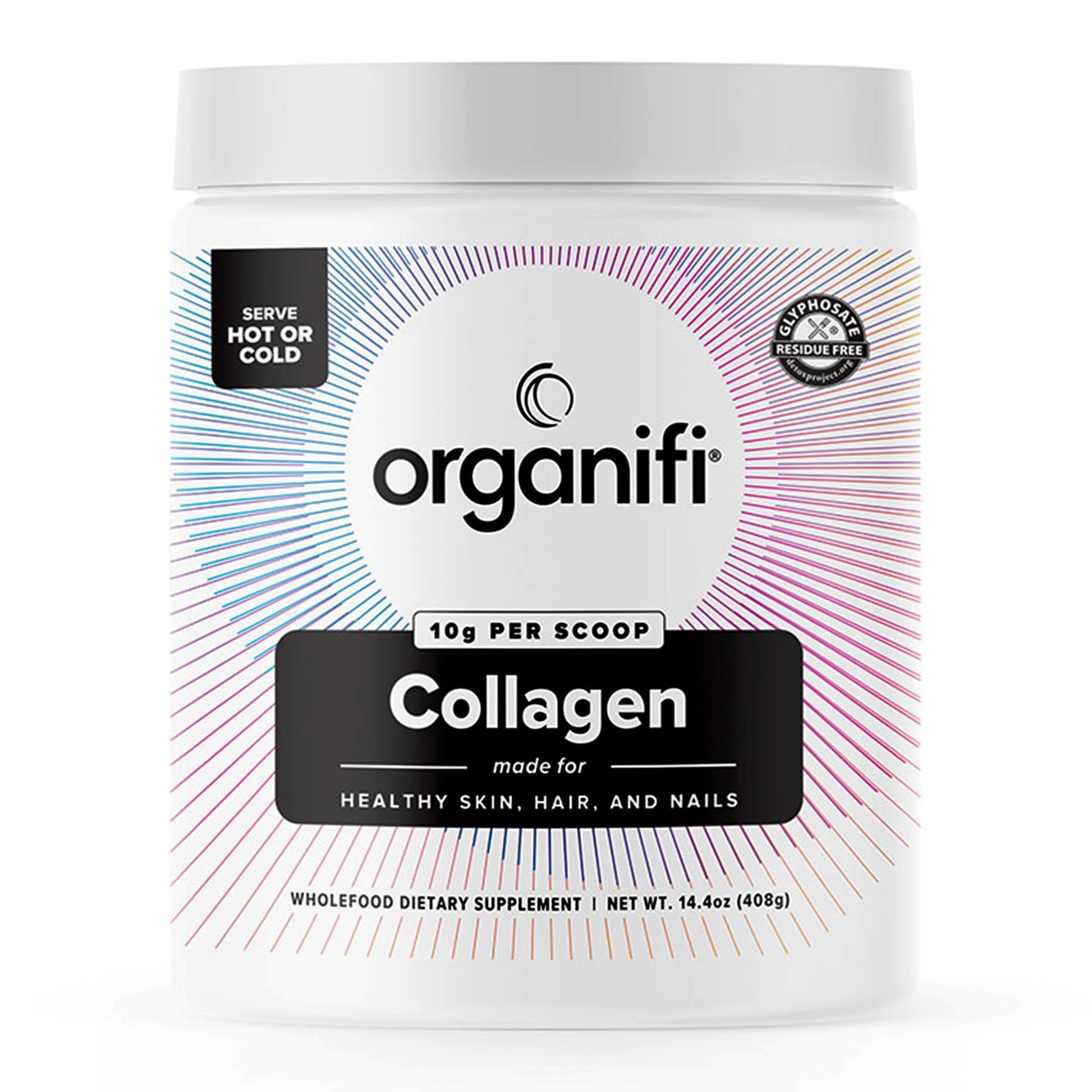 Organifi Unflavored Collagen Powder - Supports Stronger Skin, Nail, and Hair, 40 Servings OrganifiUS supplements