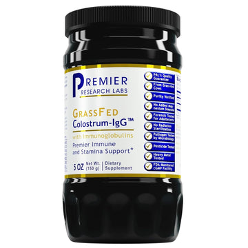 Premier Research Labs Colostrum-IgG Powder - Colostrum Supplement, Bovine Colostrum for Humans, Cow Colostrum for Immune Health, Superfood with Lactoferrin, Amino Acids, Nucleotides - 5 oz (150 g) Premier Research LabsAu supplements