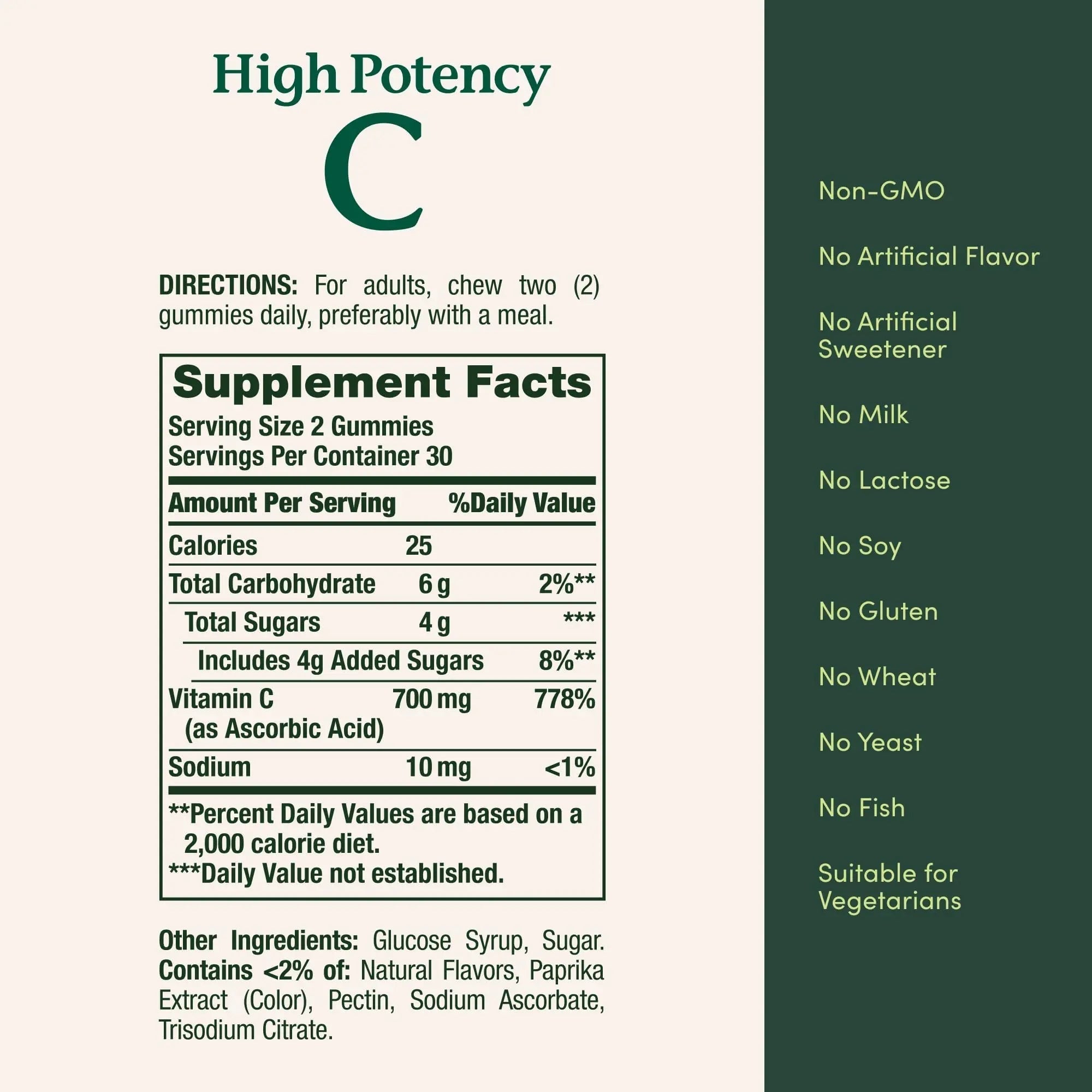 Nature’s Bounty Vitamin C Gummies 700mg, High Potency Vitamin C Chewable Gummies for Adults, Immune Support Supplement Nature's BountyAu supplements