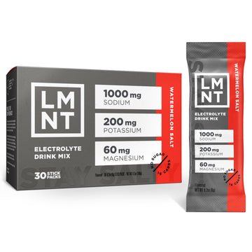 LMNT Zero Sugar Electrolytes - Watermelon Salt | Drink Mix | 30-Count Drink LMNTUS supplements