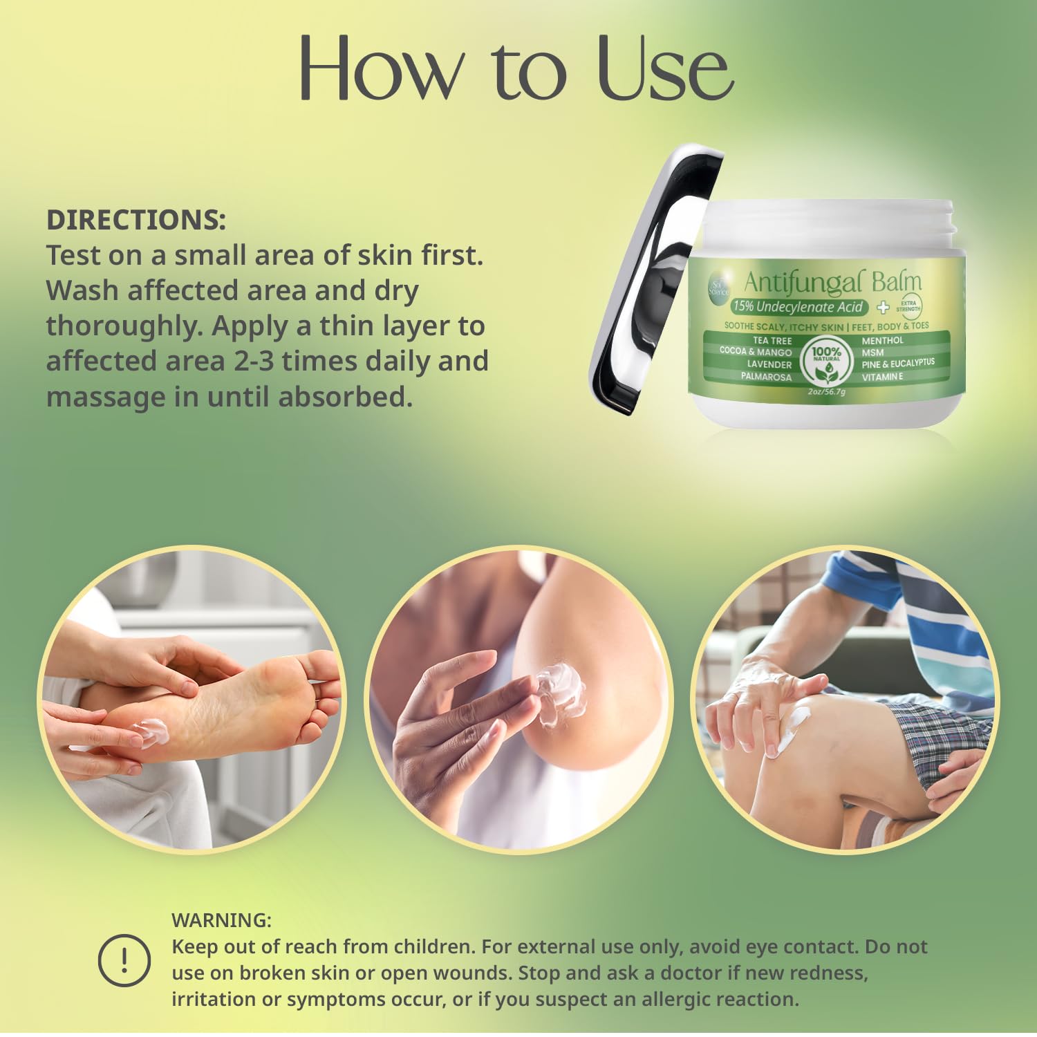 PURPLE CANYON Anti Fungal Balm with 15% Undecylenic Acid – Antifungal for Athletes Foot, Jock Itch & Ringworm – Tea Tree, Menthol & Essential Oils PURPLE CANYONAu supplements
