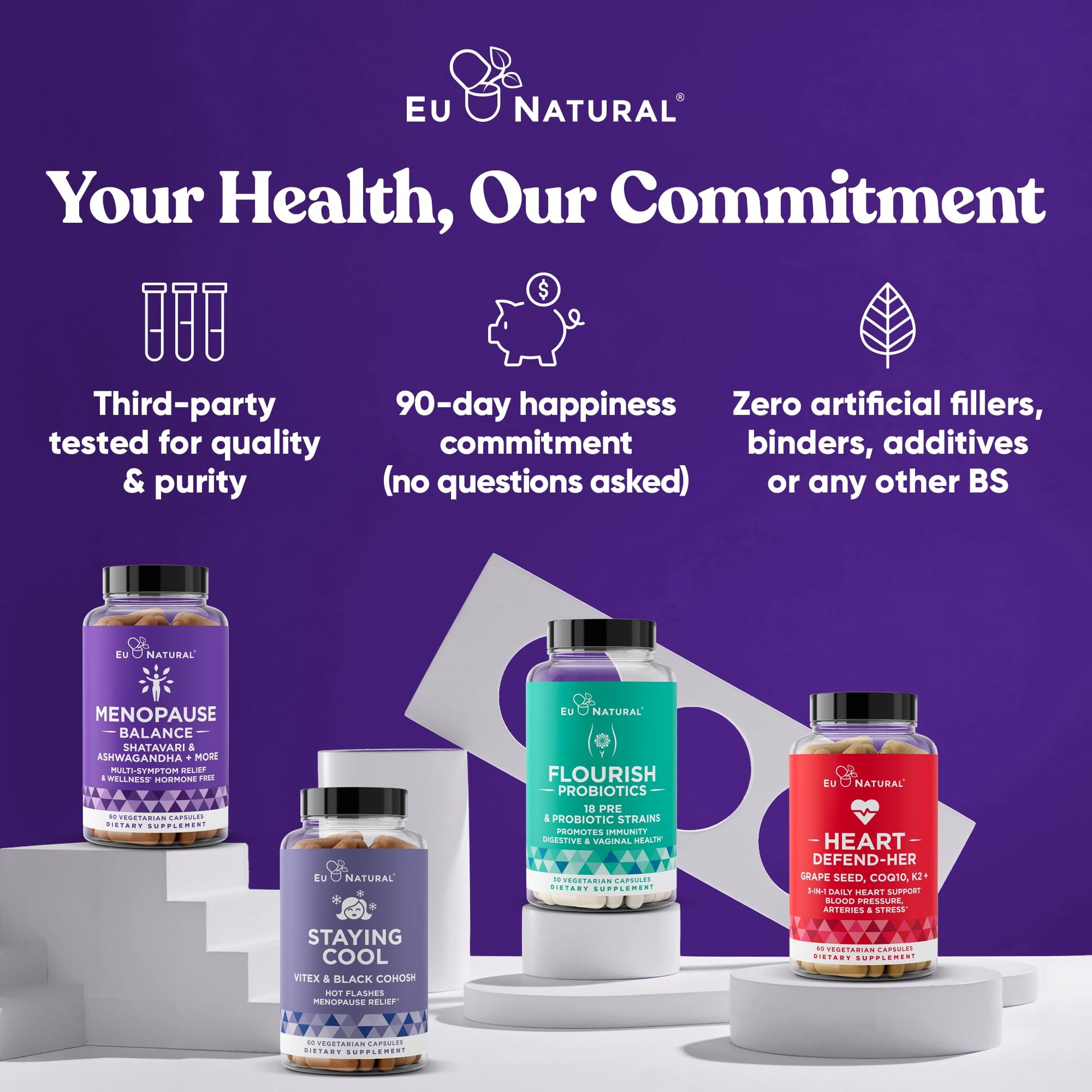 Premium Menopause Supplement for Women – Menopause Balance with Shatavari, Ashwagandha, L-Theanine & Holy Basil – Holistic Multi-Symptom Menopause Support & Hot Flash Relief – 60 Vegetarian Capsules Eu NaturalAu supplements