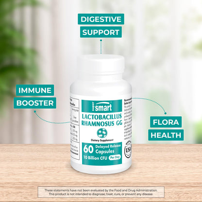 Supersmart - Lactobacillus Rhamnosus GG 10 Billion CFU per Day (LGG Probiotic SupersmartUS supplements