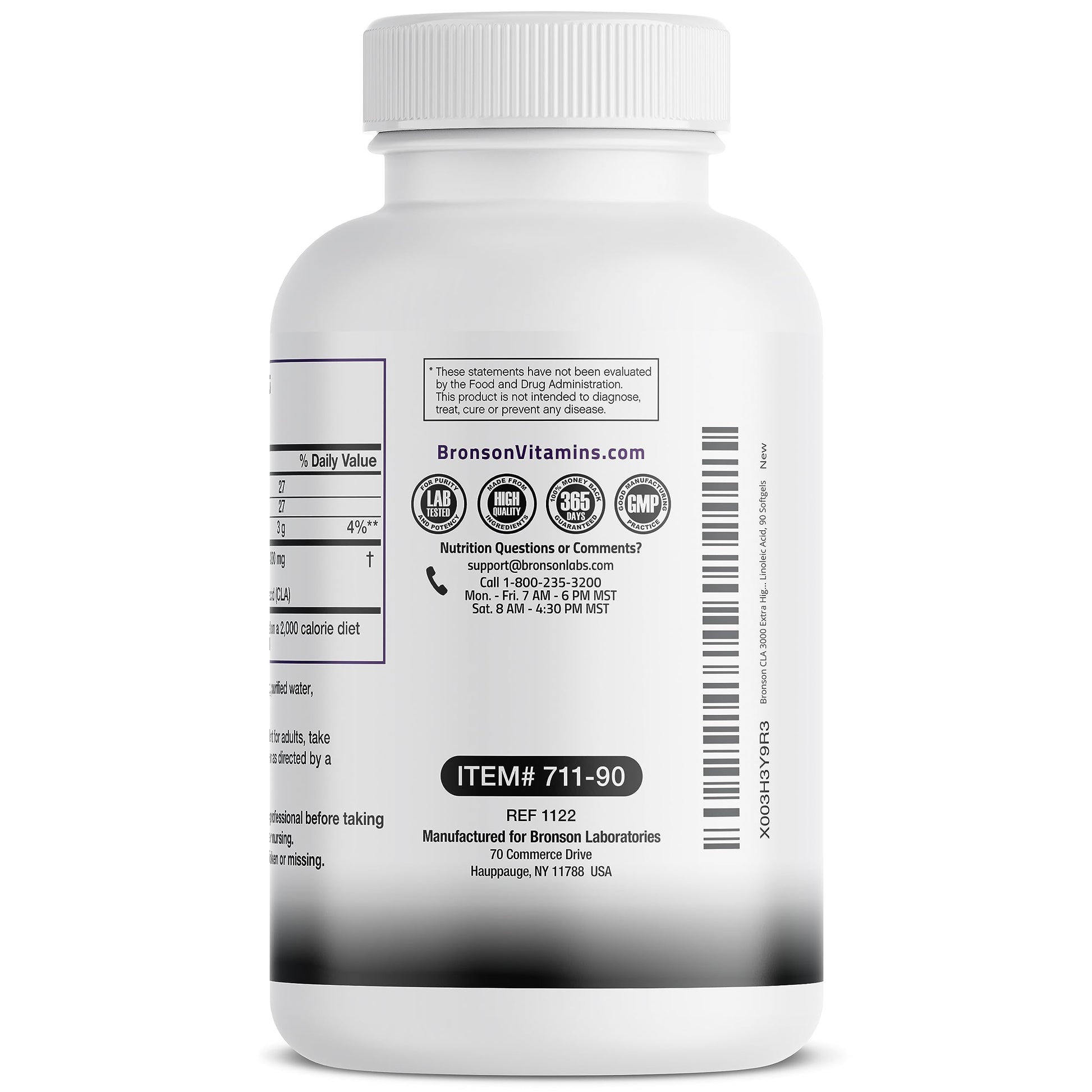 Bronson CLA 3000 Extra High Potency Supports Healthy Weight Managem BronsonAu supplements