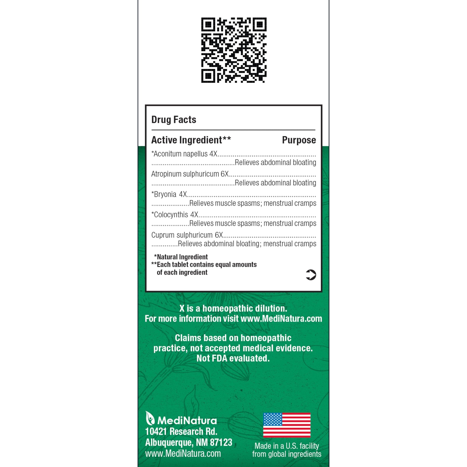 MediNatura BHI Spasm/Cramp Relief - Muscle Spasm Tablets for Full-Body Cramp Support - Menstrual Support - Non-Drowsy - Quick-Dissolve - Non-Addictive - Natural Ingredients - 100 Count MediNaturaAu supplements